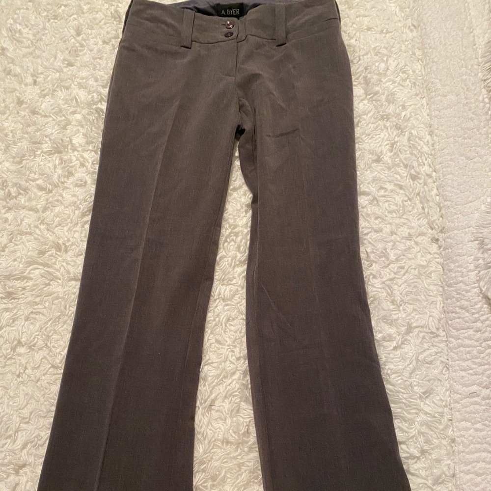 Gray business pants
